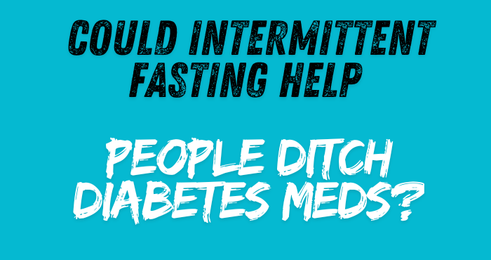 People Ditch Diabetes Meds?